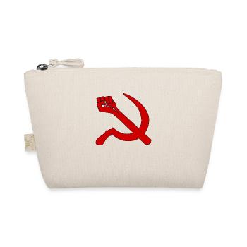 Hammer Sichel Faust | Retro Marxismus Icon Sweater - Bio-Täschchen - Natur - Vorne