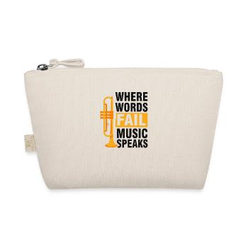 Trompette trompette de musique fanfare - Trousse biologique - nature - Devant