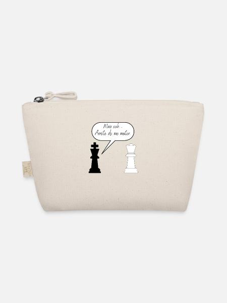 T-shirt échecs humour, idée cadeau joueur - Trousse biologique - nature