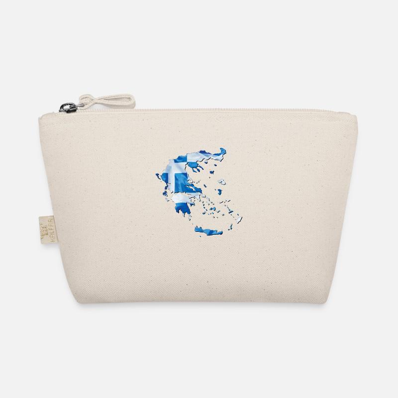 Drapeau de la Grèce sur la carte de la Grèce Trousse biologique