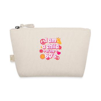 I am a child of the 60s Original Design - Organic Pouch - nature - Front