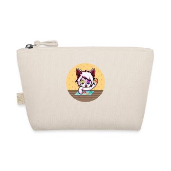 Furry drawing cat lover gift - Organic Pouch - nature - Front