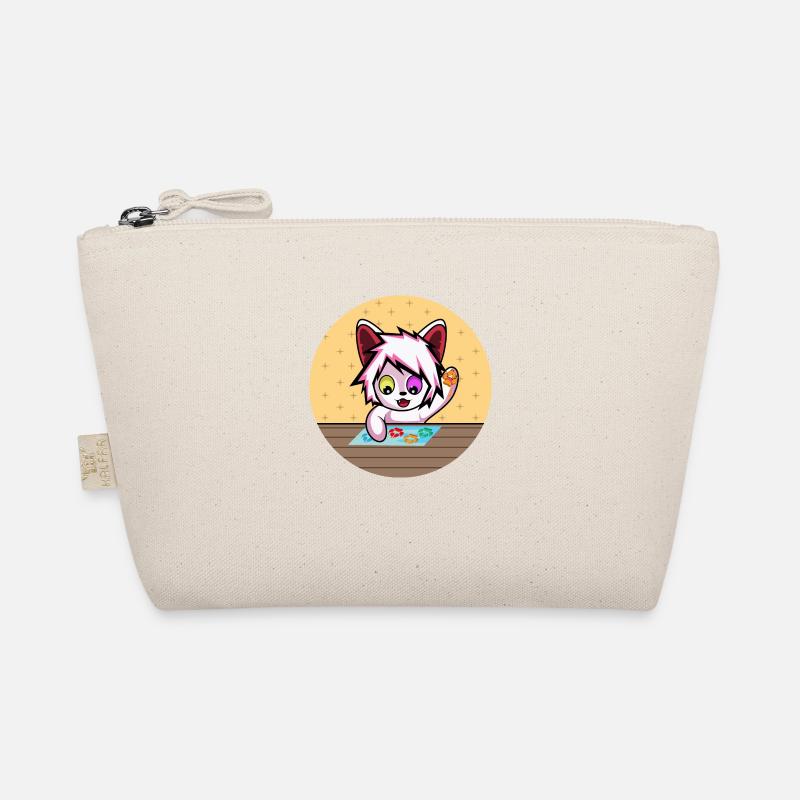 Furry drawing cat lover gift Organic Pouch