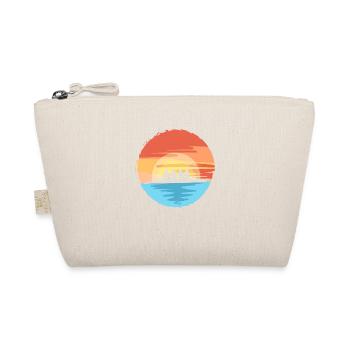 Cool Rowing Retro Sunset Rowers Paddleboard Canoe - Organic Pouch - nature - Front