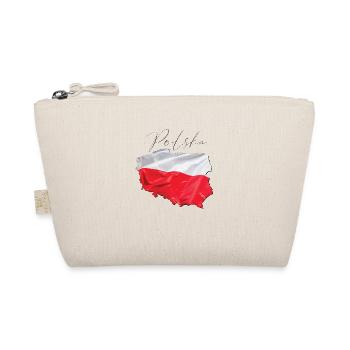 Drapeau de la Pologne en Pologne Carte PL - Trousse biologique - nature - Devant