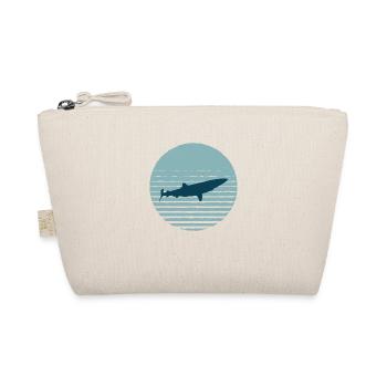 Shark in the water - Organic Pouch - nature - Front