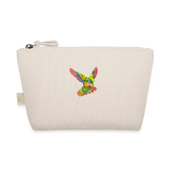 T-Shirt Kolibris - Bio-Täschchen - Natur - Vorne