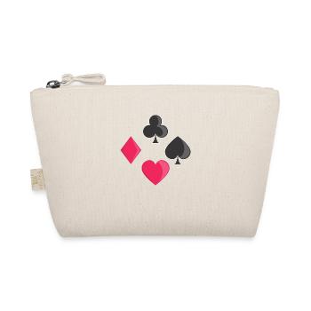 Cartes couleurs croix de pique coeur jeu de cartes - Trousse biologique - nature - Devant