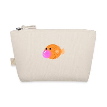 Puffer chewing gum kids funny gift idea - Organic Pouch - nature - Front