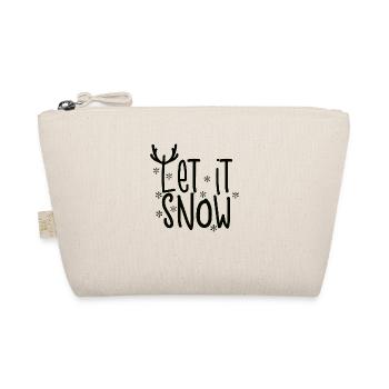 Let It Snow - Organic Pouch - nature - Front