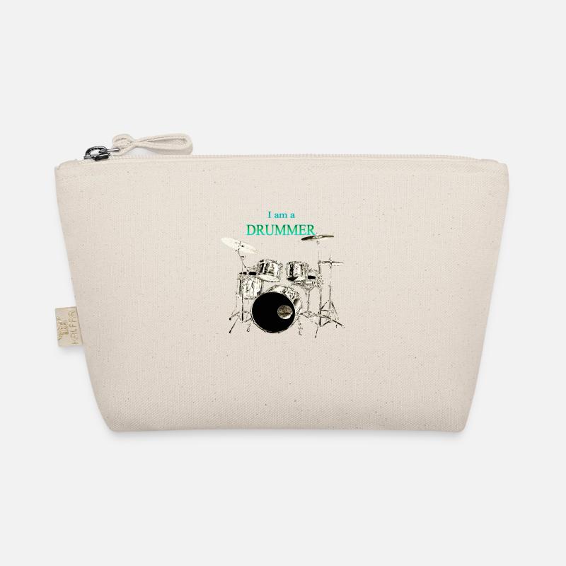 I am a Drummer Drummer Drums Organic Pouch