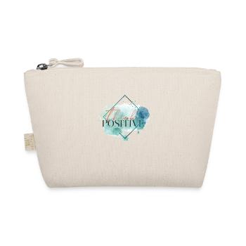 Think positive - motivational quote - Organic Pouch - nature - Front