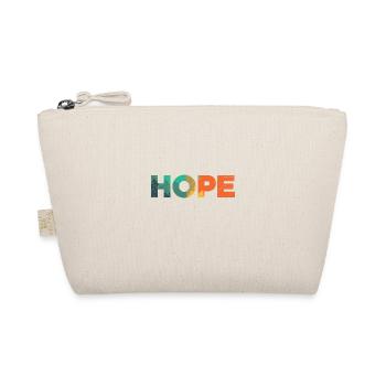 HOPE Pray Pray Inspirational Quotes Geschenkidee - Bio-Täschchen - Natur - Vorne