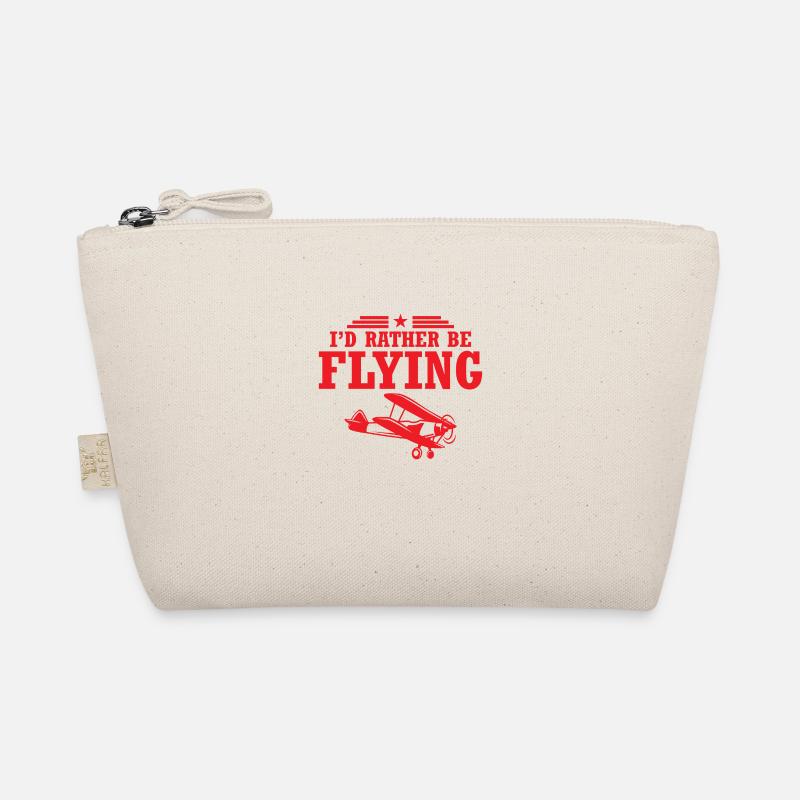 Flying Pilot Aviation Gift Airplane Organic Pouch