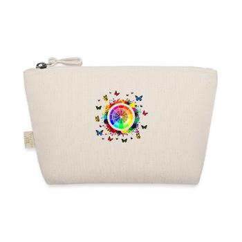 Regenbogen, Liebe Regenbogen, Regenbogen-t-Shirts, Homosexuell Stolz - Bio-Täschchen - Natur - Vorne