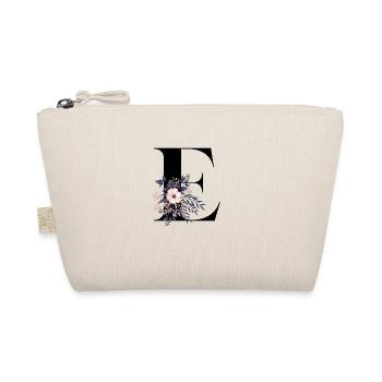 E flowery letter - Organic Pouch - nature - Front
