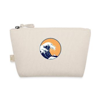 Waves The Big Wave Before Kanagawa Retro Art Gift - Organic Pouch - nature - Front