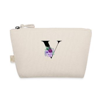 lettre V fleuris - Trousse biologique - nature - Devant