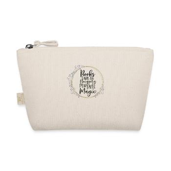 Books Are A Uniquely Portable Magic - Organic Pouch - nature - Front