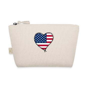 Heart USA - Organic Pouch - nature - Front