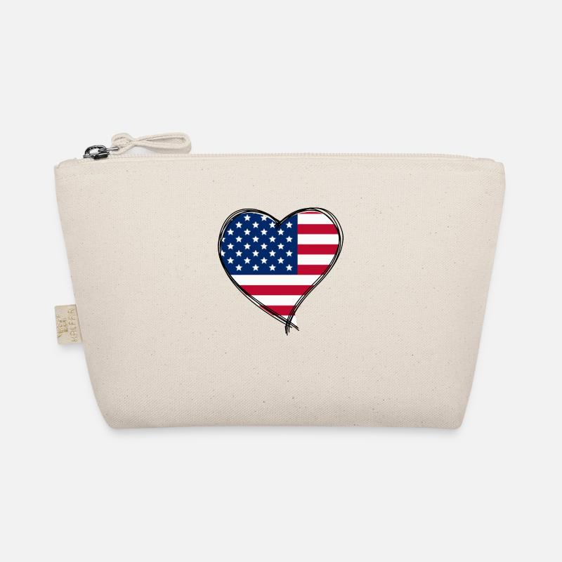 Herz USA Bio-Täschchen