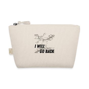 i will go back citation film cadeau homme femme - Trousse biologique - nature - Devant