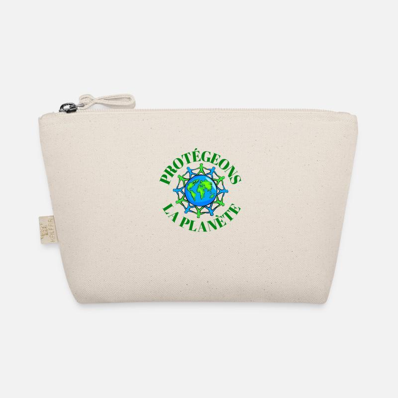 Logo schützen wir den Planeten - Bio-Täschchen - Natur
