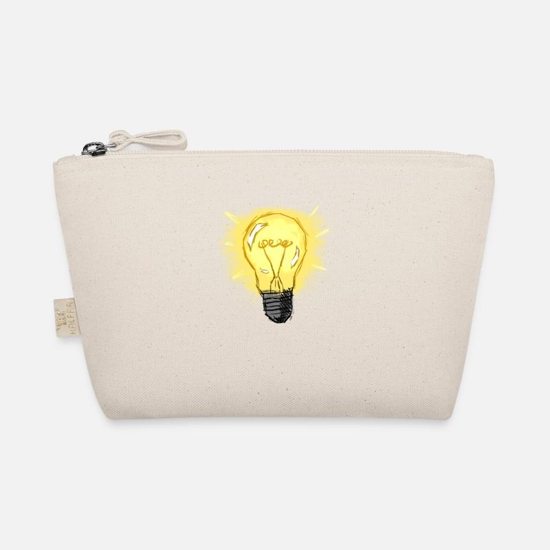 Leuchtende Lampe - Bio-Täschchen - Natur