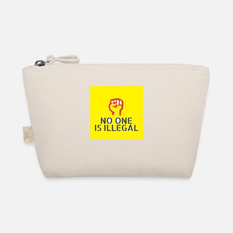 No one is illegal - Organic Pouch - nature