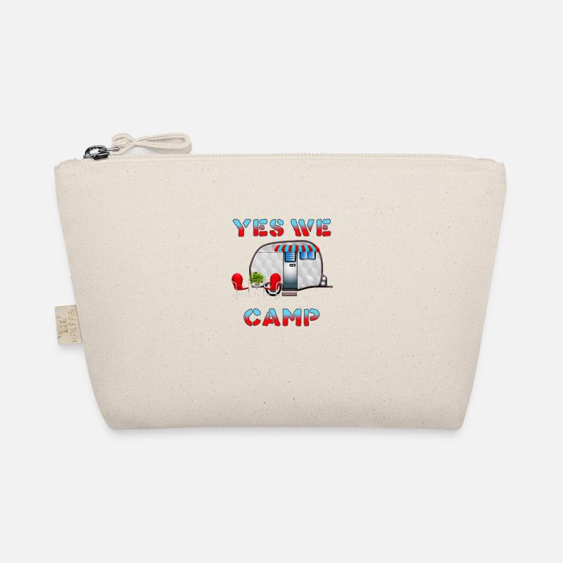 Yes We Canip Caravan Art - Bio-Täschchen - Natur