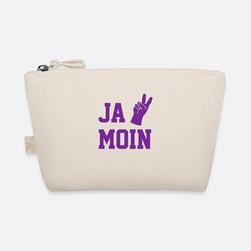 Ja moin Norden Norddeutschland Geschenk Meer - Bio-Täschchen - Natur