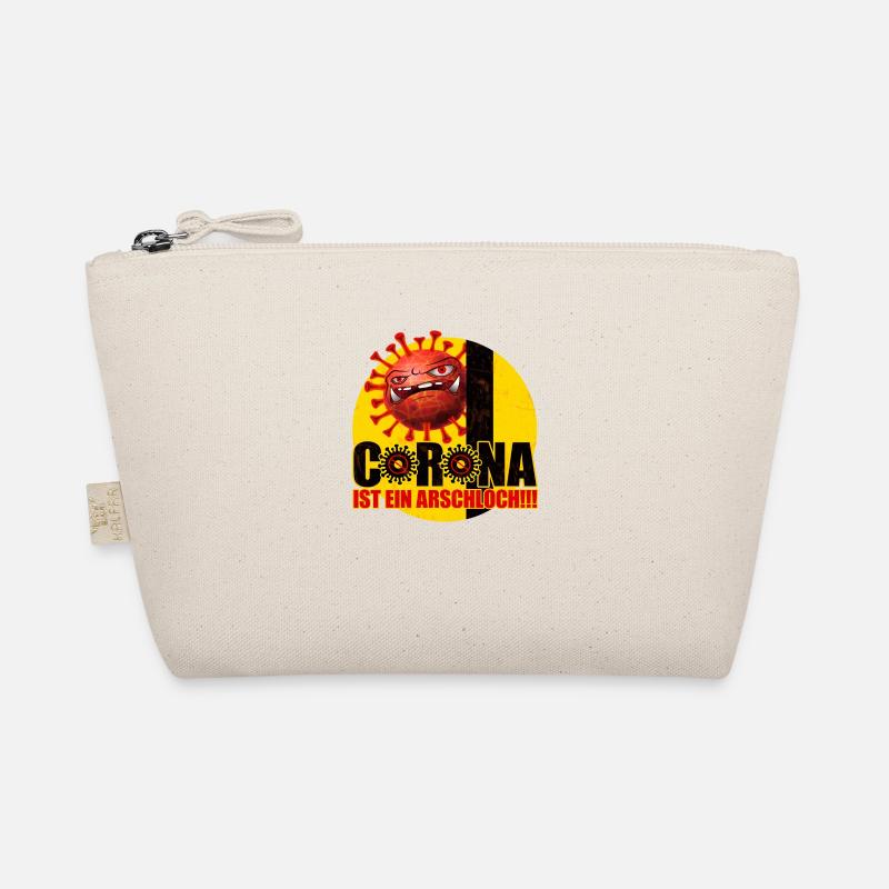 Corona ist ein Arschloch Coronashirt Lockdown Bio-Täschchen