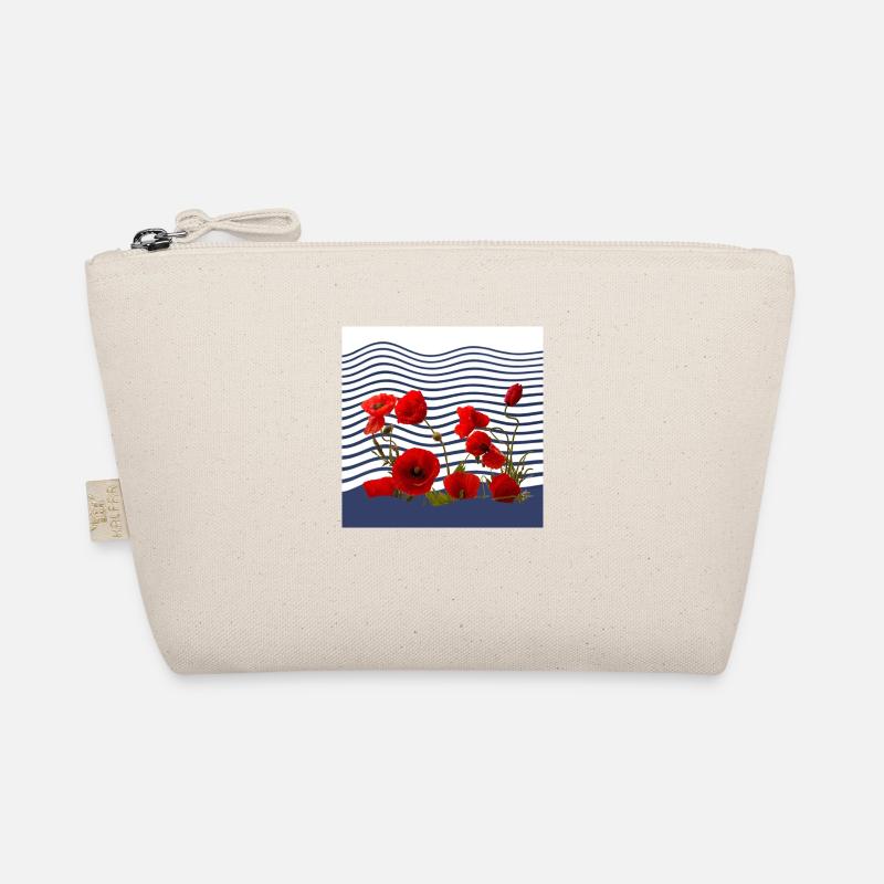 Mohn und See-Küste Bio-Täschchen