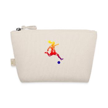 Maori Football Girl Polynesia Tribal Tattoo Gift - Organic Pouch - nature - Front