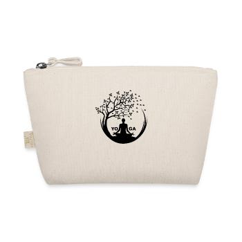 t-shirt yoga cadeau namaste - Trousse biologique - nature - Devant