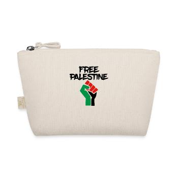 free palestine fist faust - Bio-Täschchen - Natur - Vorne