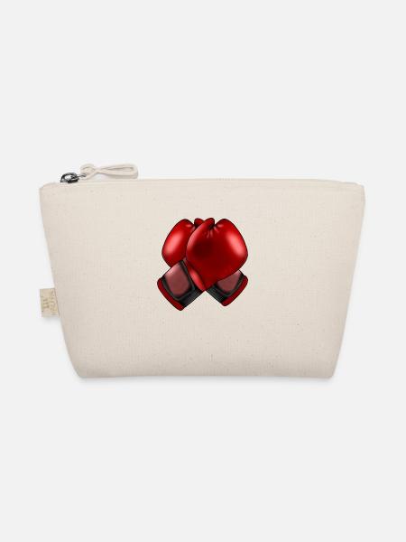 Boxing gloves 4 - Organic Pouch - nature - Front