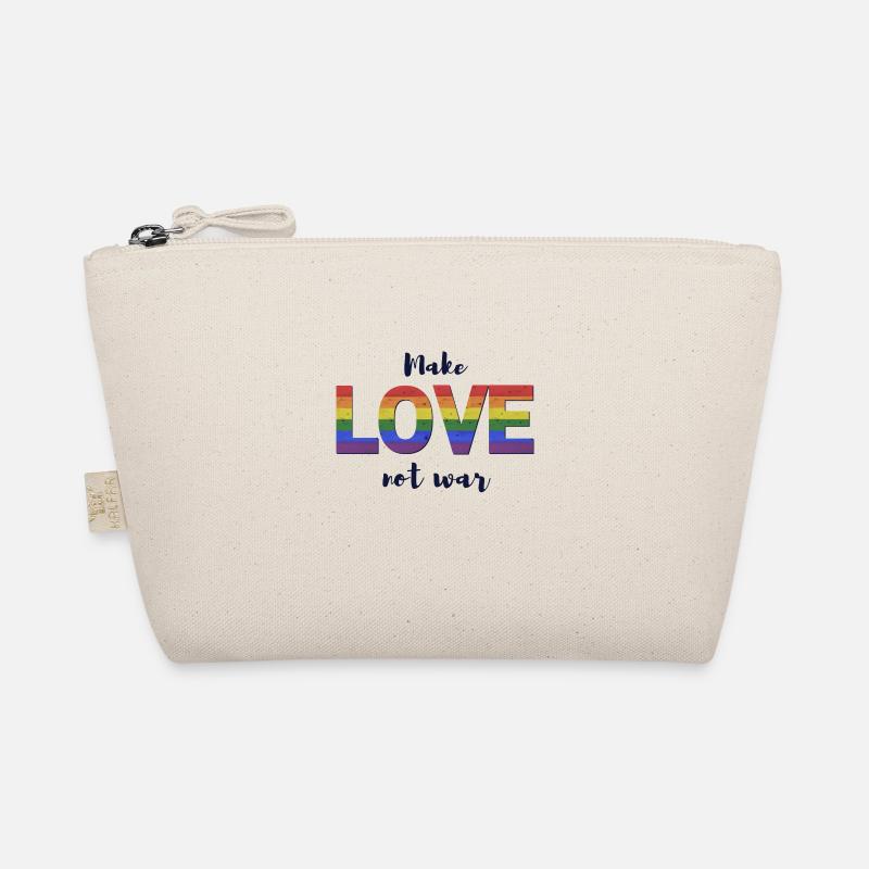 Make Love Not War Pride 2021 edition Organic Pouch