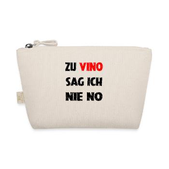 Vino Wein Wein Beer - Bio-Täschchen - Natur - Vorne