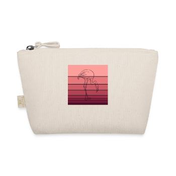 Flamingo - Bio-Täschchen - Natur - Vorne