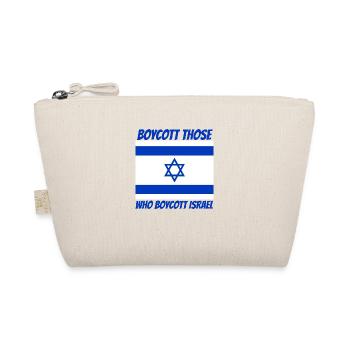 Boycott those who boycott Israel - Organic Pouch - nature - Front
