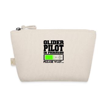 Gliding Glider pilots - Organic Pouch - nature - Front