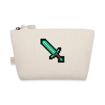 Pixel Schwert - Bio-Täschchen - Natur - Vorne