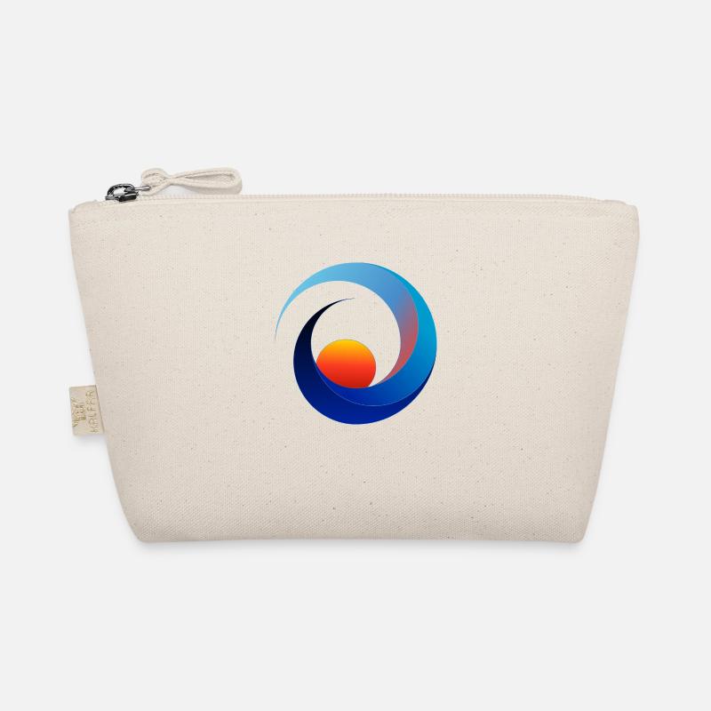 Sea Waves Sunset Organic Pouch