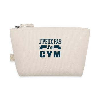 Je peux pas j'ai gym - Trousse biologique - nature - Devant