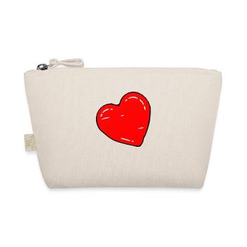 coeur rouge - Trousse biologique - nature - Devant