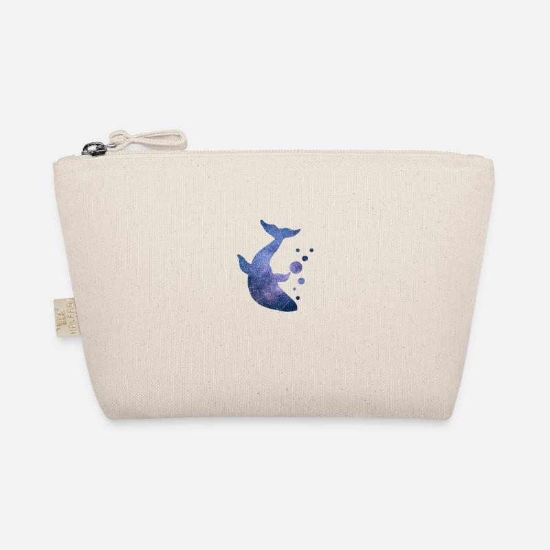 Double exposition Whale Star Starry Sky Idée cadeau Trousse biologique