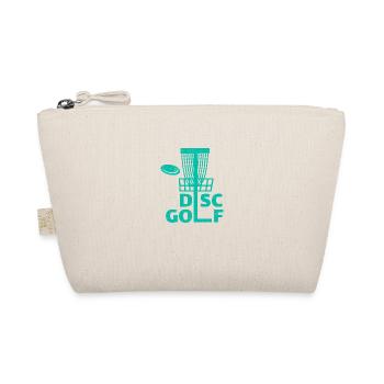 Disc Golf Frisbee Lover Disc Golfing Gift - Organic Pouch - nature - Front