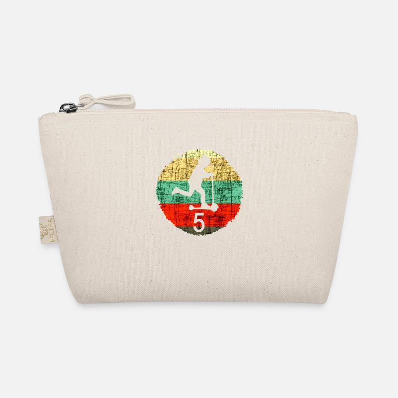 Kinder 5 Geburtstag Retro Roller Scooter Mädchen Bio-Täschchen