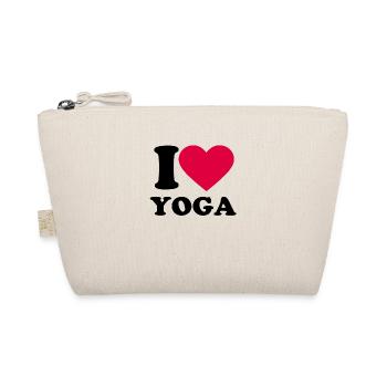 I love yoga - Bio-Täschchen - Natur - Vorne